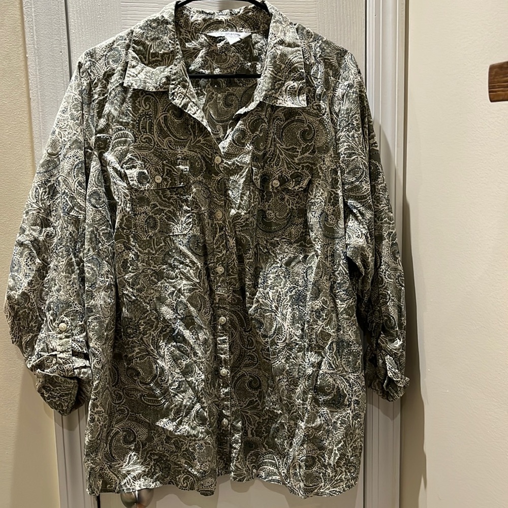 Croft and Barrow Argyle button Up